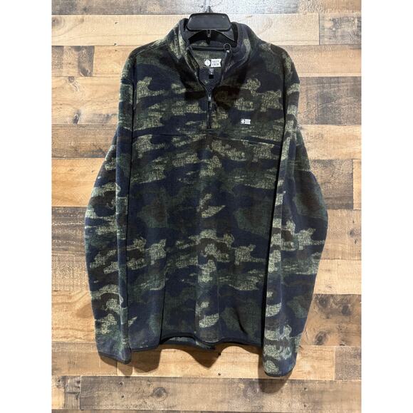 Salty Crew Men’s Ballast Quarter-Zip Fleece – Size XL - Camo - Picture 4 of 8